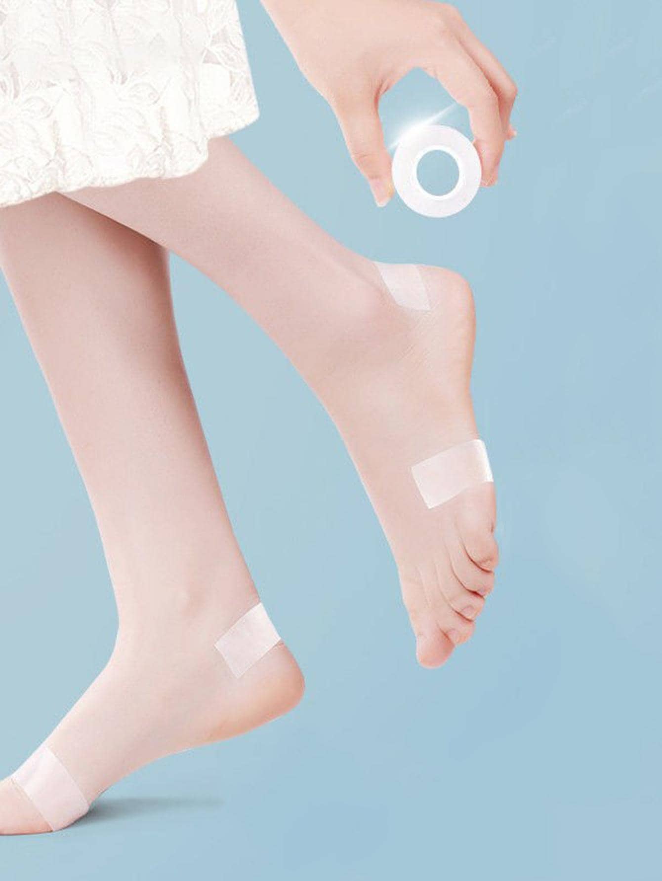 1pc Clear Anti-slip Foot Tape - Clear - View 1