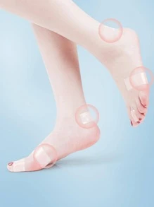 1pc Clear Anti-slip Foot Tape - Clear - View 6