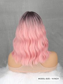 Peluca sintética corto ondulado con tupe - Multicolor - Ver 9