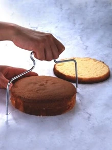 1 dụng cụ cắt bánh bằng thép không gỉ - Bạc - Xem 5