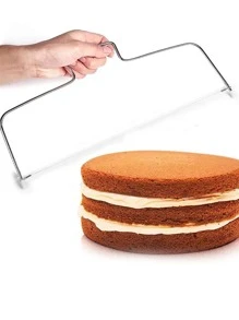 1 dụng cụ cắt bánh bằng thép không gỉ - Bạc - Xem 4