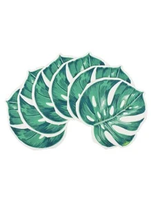 20 chiếc Khăn ăn hình chiếc lá dùng một lần, Thiết kế lá nhiệt đới hiện đại Khăn giấy dùng một lần cho bàn ăn - Nhiều màu - Xem 7