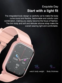 Relojes Inteligentes Casual Deportivo - Rosa - Ver 9