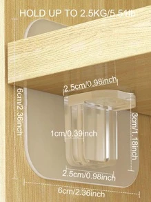 1 Giá đỡ PS, Giá đỡ chia tủ trong suốt đơn giản cho gia đình - Trong sáng - Xem 2