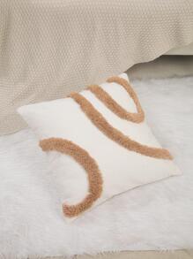 1入組編織簡約裝飾枕柔軟滌綸抱枕適用於家居裝飾 - 彩色 - 查看 3