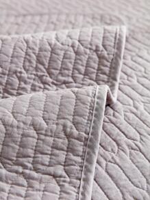 1pc Zebra Stripe Pattern Anti-slip Sofa Towel, Modern Polyester Sofa Cover Blanket For Home - Grey - View 4
