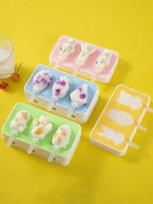 1 pieza Molde para paletas con diseño de astronauta - Rosa - Ver 5