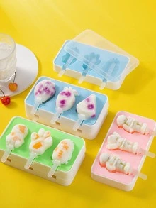 1 pieza Molde para paletas con diseño de astronauta - Rosa - Ver 3