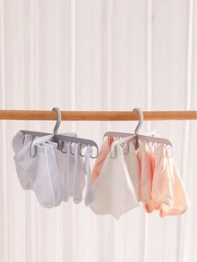 1 Stück Wäscheständer trocknen rutschfest für Haushalt - Braun - Übersicht 6