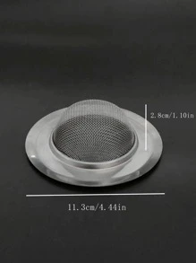 2 piezas Tapón de drenaje de acero inoxidable - Plateado - Ver 4