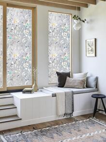 1 rouleau de film occultant holographique à motif floral pour fenêtre, film adhésif statique arc-en-ciel 3D avec tulipes, 45 cm x 200 cm, autocollants, sticker mural, décalque en vinyle pour décorations de maison, articles de décoration printanière pour rafraîchir votre maison, autocollants pour décoration de fête, cadeaux pour anniversaire et remise de diplôme