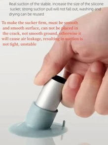 1pc Plain Soap Dish - Green - View 3