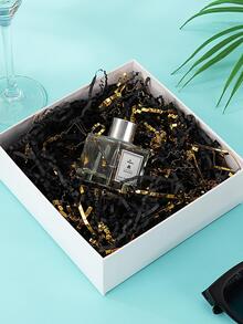 1pack Paper Gift Wrap Crinkle & Filler Paper, Metallic Shredded Paper For Gift Box - Black - View 3