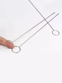 1pc Stainless Steel Sewing Loop Turner Hook For Turning Fabric Tubes Strap Belt Strips Handmade DIY Quitling Tool Accessories