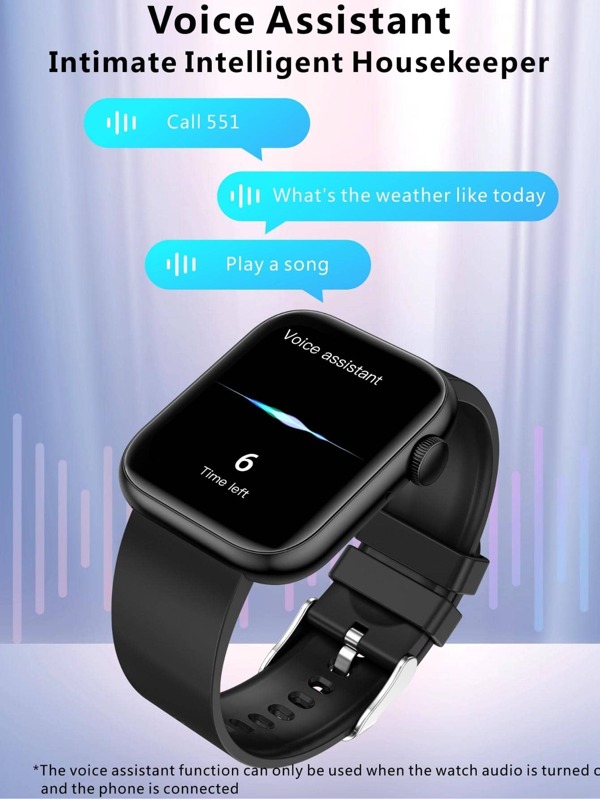 Heart Rate Monitoring Square Smart Watch SHEIN USA