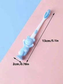 4pcs/Set Children's Manual Toothbrushes, Soft Bristles, Suitable For Daily Oral Hygiene, Ideal As Children's Gift, Gentle Cleaning - Multicolor - View 7