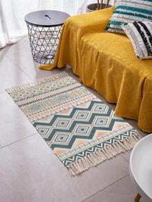 1PC Họa Tiết Hình Học Thảm Polyester Hiện Đại Sàn Cho Phòng Khách Và Phòng Ngủ - Nhiều màu - Xem 3