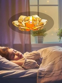 1 cái khuôn tự làm hình hoa sen - trắng - Xem 8