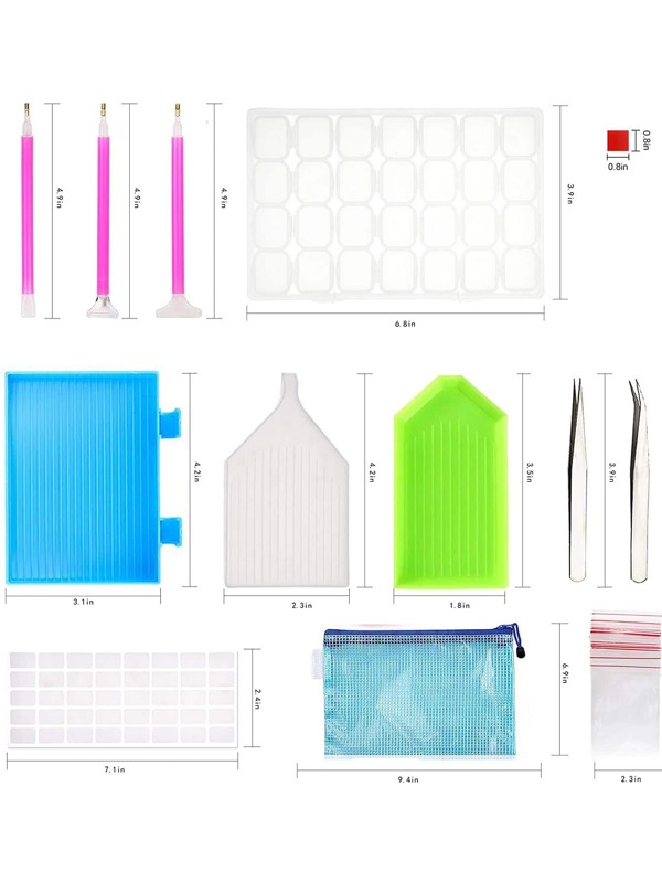 62pcs diy diamond painting tool shein