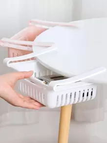 1 Hộp PP Tủ Lạnh Bảo Quản, Tối Giản Đồng Bằng Giỏ Đựng Đồ Tủ Lạnh Cho Nhà Bếp - Hồng - Xem 5