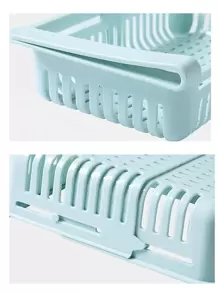 1 Hộp PP Tủ Lạnh Bảo Quản, Tối Giản Đồng Bằng Giỏ Đựng Đồ Tủ Lạnh Cho Nhà Bếp - Hồng - Xem 7