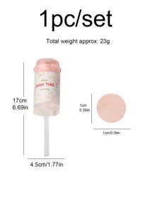 1set Paper Throwing Confetti, Modern Round Shaped Throwing Confetti For Party - Pink - View 3