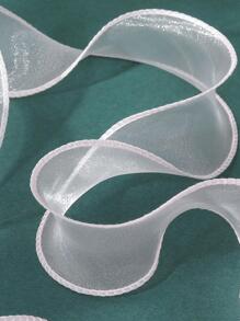 1 Bộ (9m) Ruy băng nơ hoa quà tặng, Dây ruy băng nhiều màu trang trí tiệc - Màu Hồng baby - Xem 3