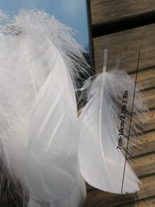 100 pièces Remplissage de boîte-cadeau à motif de plumes