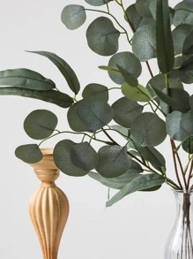 1pc Artificial Plant, Romantic Artificial Leaf For Home Decor - Green - View 4