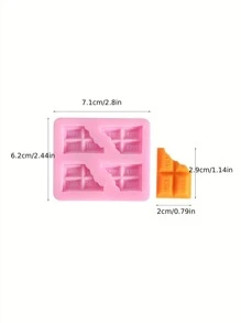 1pc Design DIY Silicone Mold - Pink - View 8