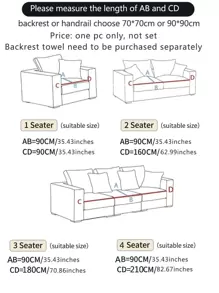1入組幾何樣式沙發巾 - 淺灰色 - 查看 6