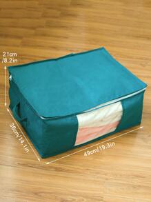 1pc Foldable Clothes Storage Box, Dust-Proof Household Storage Boxbedroom,Organizer,Organiser,Home Storage,White T Shirt Women,Black Pants Women,Ladies Winter Clothes,Dress,Winter Clothes For Ladies,Elegant Woman Dresses,White Shirt For Ladies,Long Sleeve,White Jumpsuit For Women,Spring Dresses For Women,Spring Outfits For Women,Spring,Spring Clothes,Minimalist,Summer Tops