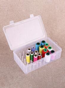 1 hộp đựng chỉ khâu trong suốt - Trong sáng - Xem 1