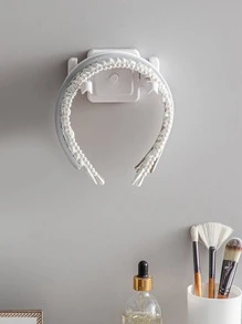 1 Nhựa Đồng Màu Trang Sức Giá Đựng Đồ, Tối Giản Đồng Màu Buộc Tóc Giá Đựng Đồ Cho Hộ Gia Đình - trắng - Xem 4
