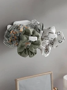 1 Nhựa Đồng Màu Trang Sức Giá Đựng Đồ, Tối Giản Đồng Màu Buộc Tóc Giá Đựng Đồ Cho Hộ Gia Đình - trắng - Xem 3