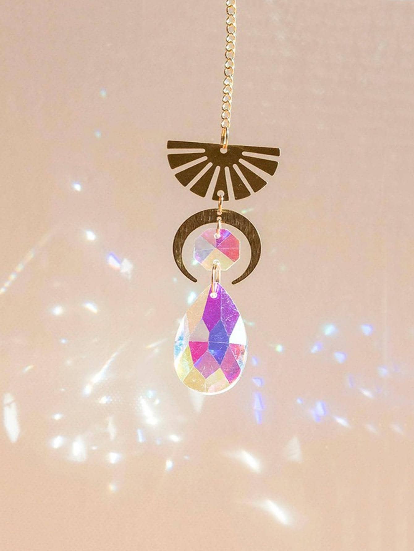 Treo tường trang trí pha lê 1pc - Nhiều màu - Xem 1