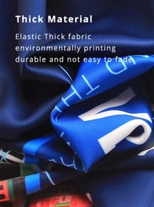 字母圖案行李保護裝置滌綸手提箱灰塵適合旅行 - 彩色 - 查看 6