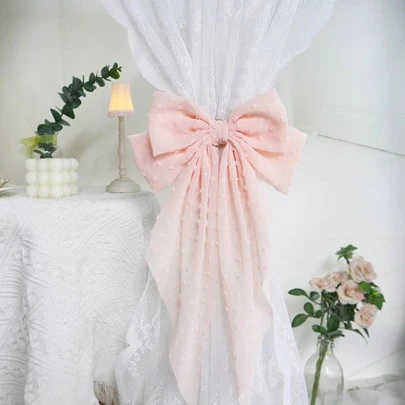 1pc Bow Decor Curtain Tieback Gifts Birthday Graduation