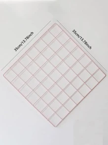 1pc Wall Hanging Decorative Rack, Modern Pink Grid Design Hanging Decoration For Home,Home Decor ,Room Decor,Wall Decor Gifts Birthday Graduation - Pink - View 9