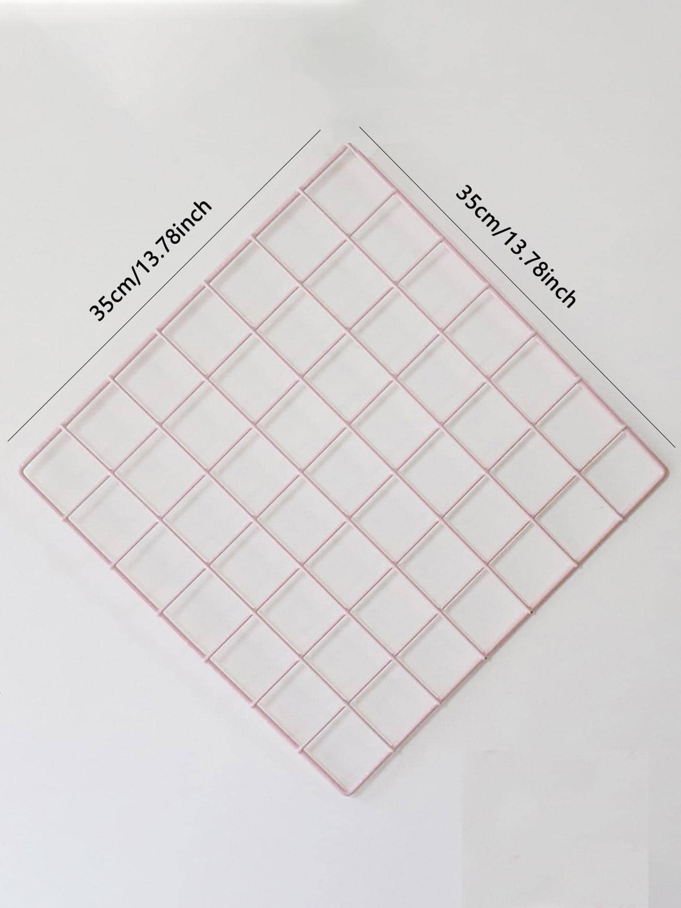 1pc Wall Hanging Decorative Rack, Modern Pink Grid Design Hanging Decoration For Home,Home Decor ,Room Decor,Wall Decor Gifts Birthday Graduation