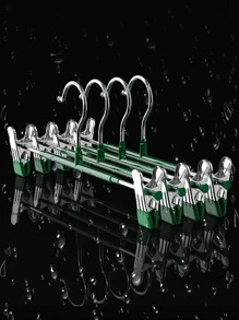 5pcs Non-slip Pants Hanger - Pink - View 4