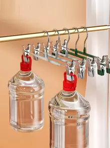 5pcs Non-slip Pants Hanger - Pink - View 5