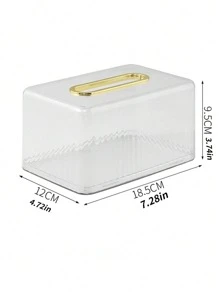 1 hộp đựng khăn giấy trong suốt - Nhiều màu - Xem 2
