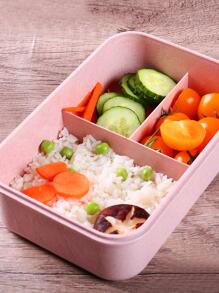 1set Portable Lunch Box & Spoon & Chopsticks Christmas Gift