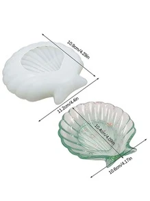Khuôn silicon tự làm 1 cái có vỏ - trắng - Xem 6