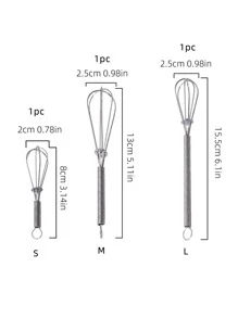 1入組不銹鋼攪拌器 - 銀色 - 查看 6