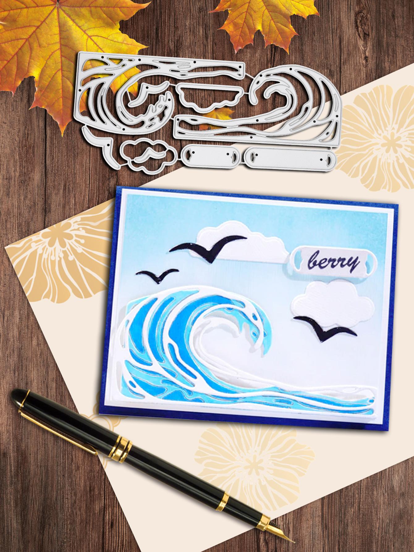 1pc Wave Design Cutting Die