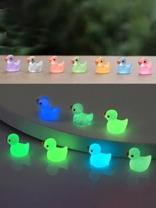 12pcs Cartoon Duck Design Garden Decoration Craft - Multicolor - View 2