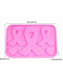 Khuôn tự làm thiết kế 1 cái nơ - Hồng - Xem 4