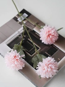 1入組塑料人造花婚禮用假花家居裝飾